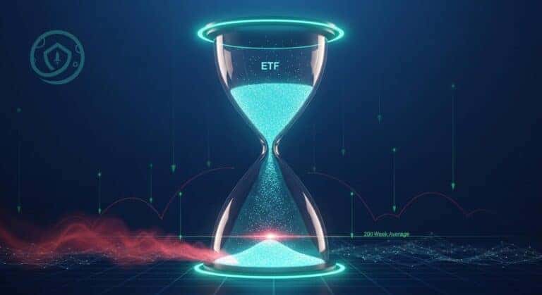 Bitcoin slides as ETF outflows mount, 200-week avg in view