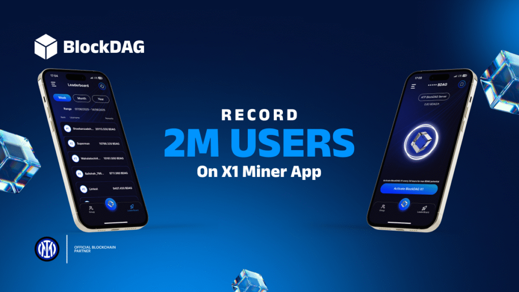 2M Users Join BDAG’s X1 App, XRP Breakout Hopes, & Kaspa Stalls