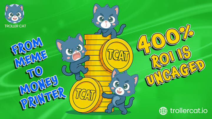 Troller Cat Presale Soars as Brett and Popcat Shift