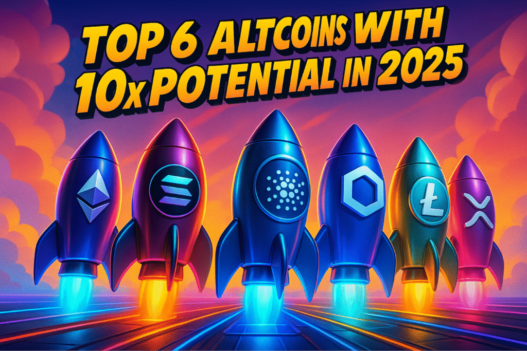 Top 6 Altcoins With 10x Potential for 2025 Gains 1 Top 6 Altcoins With 10x Potential for 2025 Gains