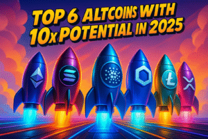 Top 6 Altcoins With 10x Potential for 2025 Gains