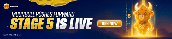 MoonBull promoting a presale event