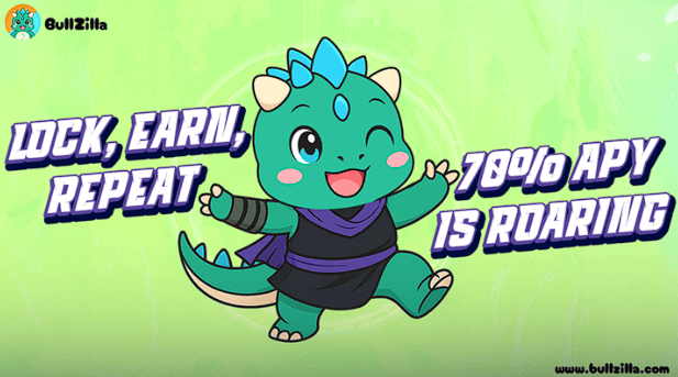 Colorful advertisement for BullZilla