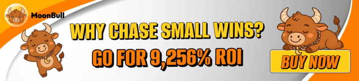 MoonBull promoting a presale event