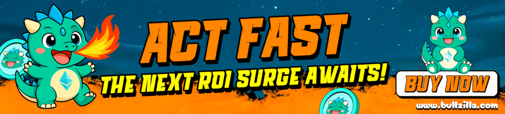 BullZilla promoting a staking opportunity