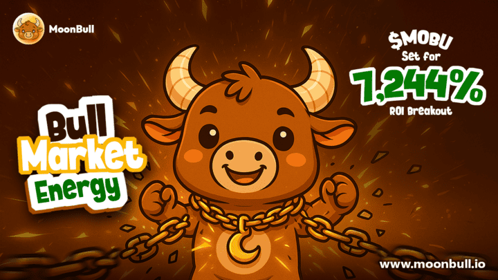 Out of the Bear’s Clutches - MoonBull Charges Ahead in Top Crypto Bull Run as ADA Pulls Back Slightly and BNB Dips 25% 4 MoonBull promoting a presale event