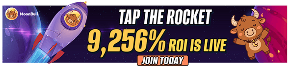 Promotional banner for MoonBull