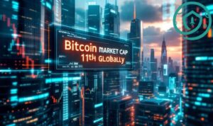 Bitcoin Falls to 11th in Global Market Cap Rankings