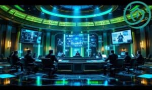 Bipartisan Senators Convene for CLARITY Act Discussions