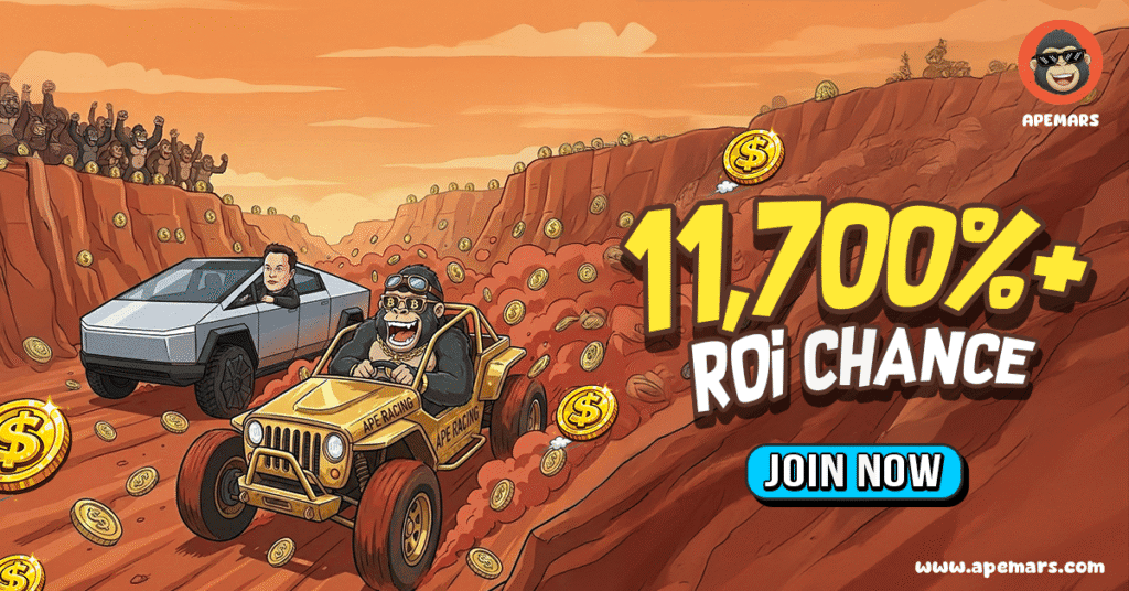 Missed Shiba Inu and Dogecoin? APEMARS $0.000046 Entry Could Be Your Door to The Next 100x Meme Coin