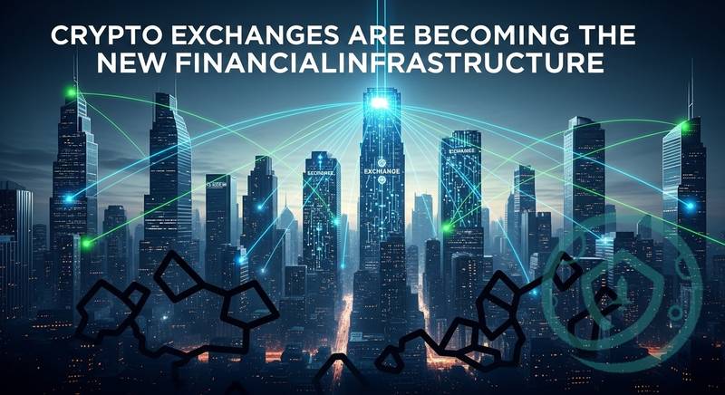 Crypto Exchanges Are Becoming the New Financial Infrastructure