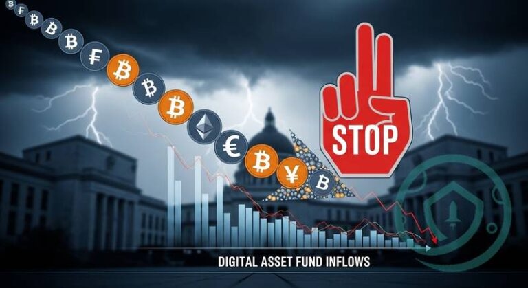 Digital Asset Fund Inflows Slow to $230M as Fed’s Hawkish Pause Hits Sentiment
