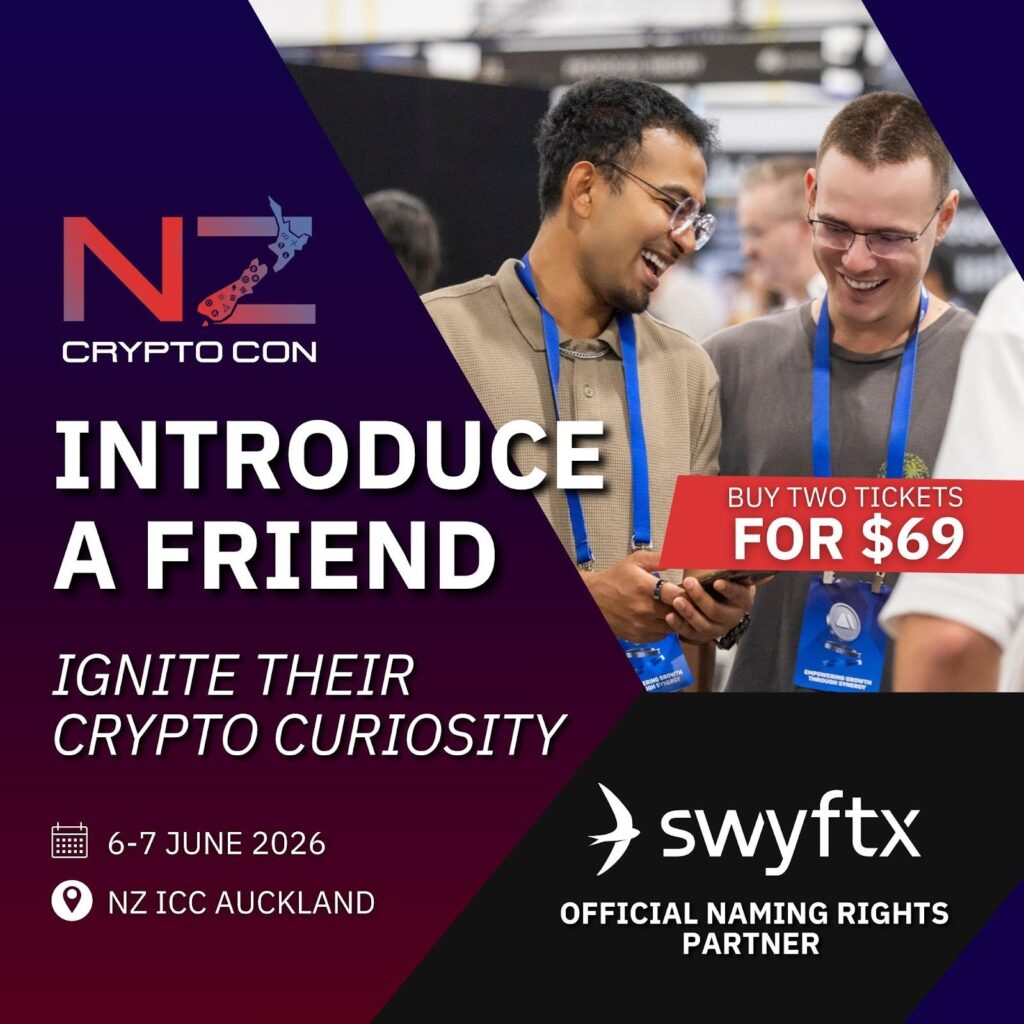NZCryptoCon Launches as New Zealand’s Largest Crypto & Web3 Event, with Swyftx Named as Official Naming Rights Partner