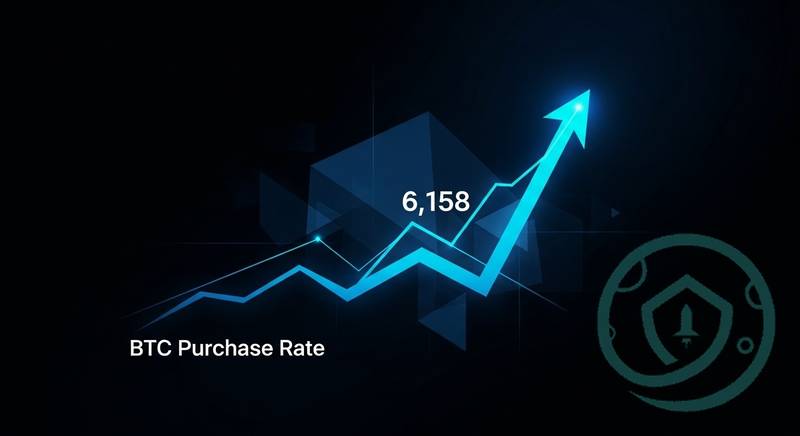 Strategy BTC Purchase Rate: 6,158 a Week Needed