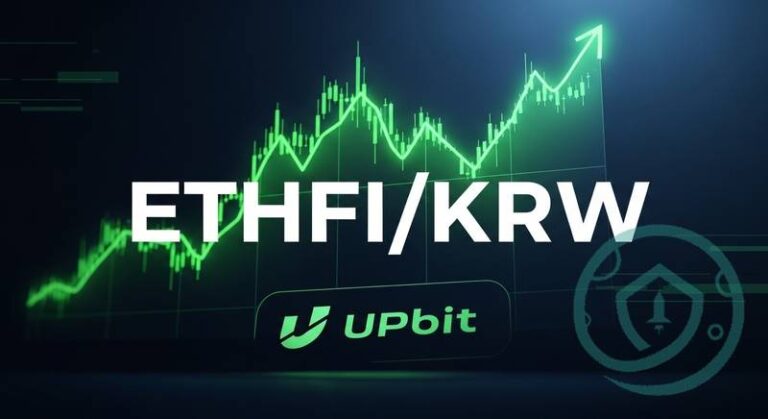 Upbit Lists ETHFI/KRW Pair as Ether.fi Gains South Korea Exposure