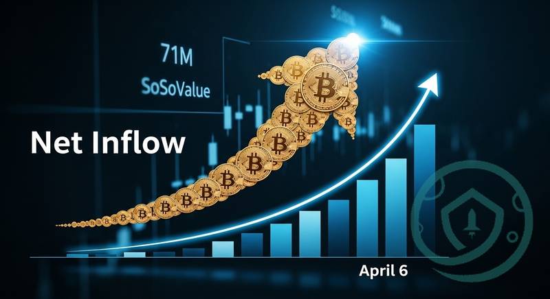 Bitcoin Spot ETFs See $471M Net Inflow on April 6, SoSoValue Data Shows