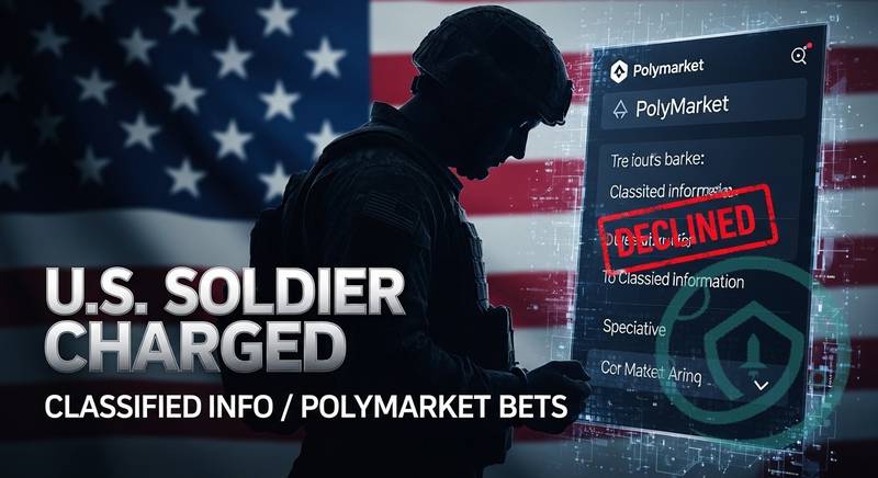 U.S. Soldier Charged Over Polymarket Bets Using Classified Info