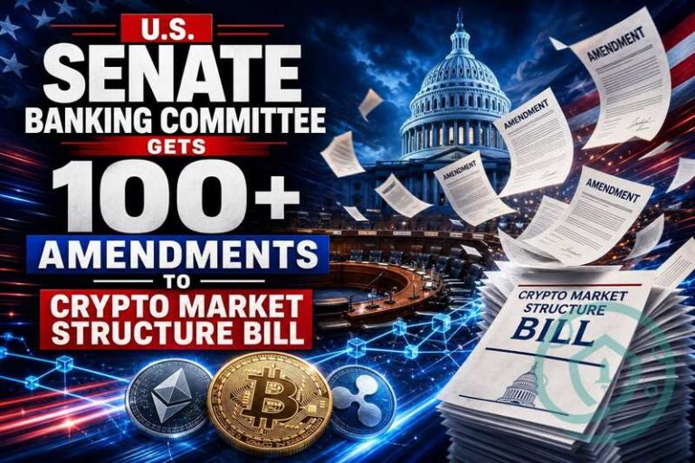 U.S. Senate Banking Committee Gets 100+ Amendments to Crypto Market Structure Bill