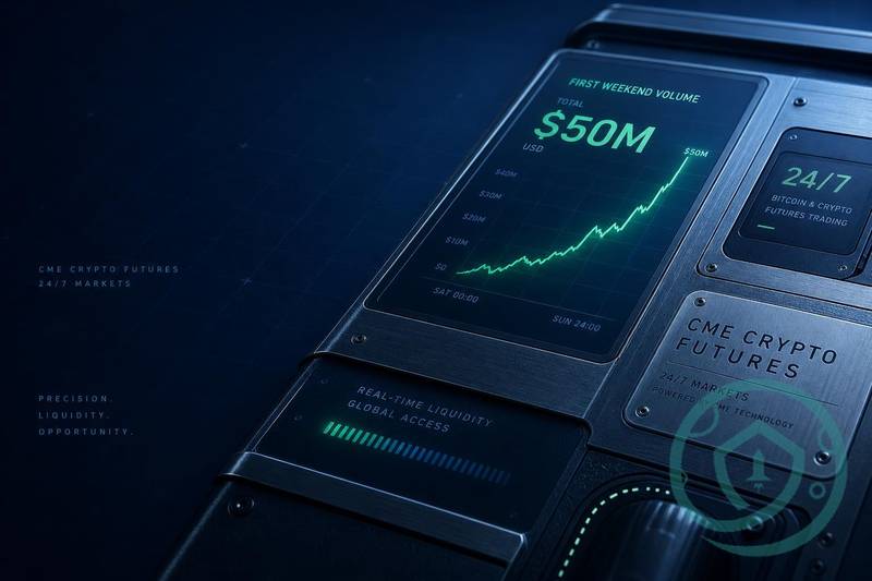 CME Group’s First Weekend of 24/7 Crypto Trading Hits 0M Thumbnail