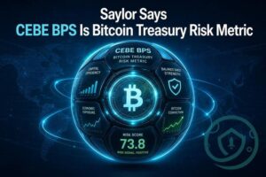 Saylor Says CEBE BPS Is Bitcoin Treasury Risk Metric Thumbnail