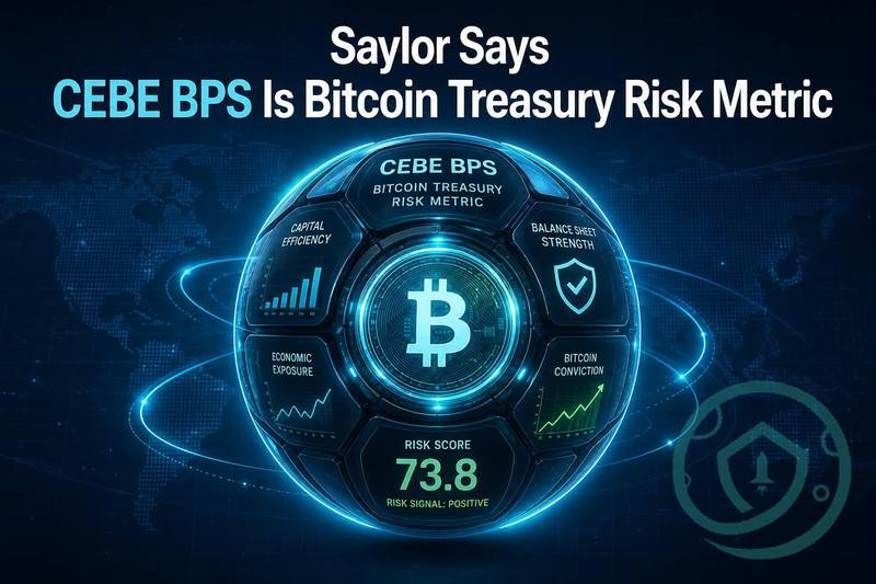 Saylor Says CEBE BPS Is Bitcoin Treasury Risk Metric Thumbnail