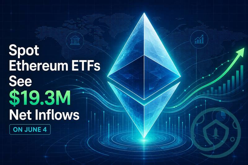 Spot Ethereum ETFs See 9.3M Net Inflows on June 4 Thumbnail